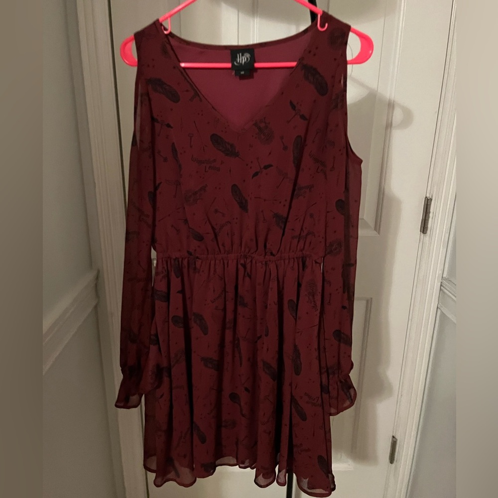 Harry Potter Burgundy Dress
